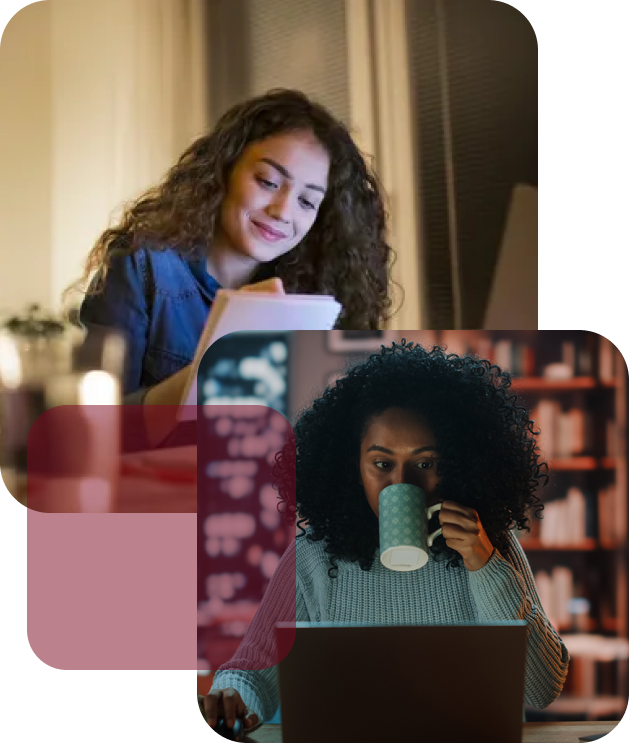 Blogger application - People working with laptops and tablets